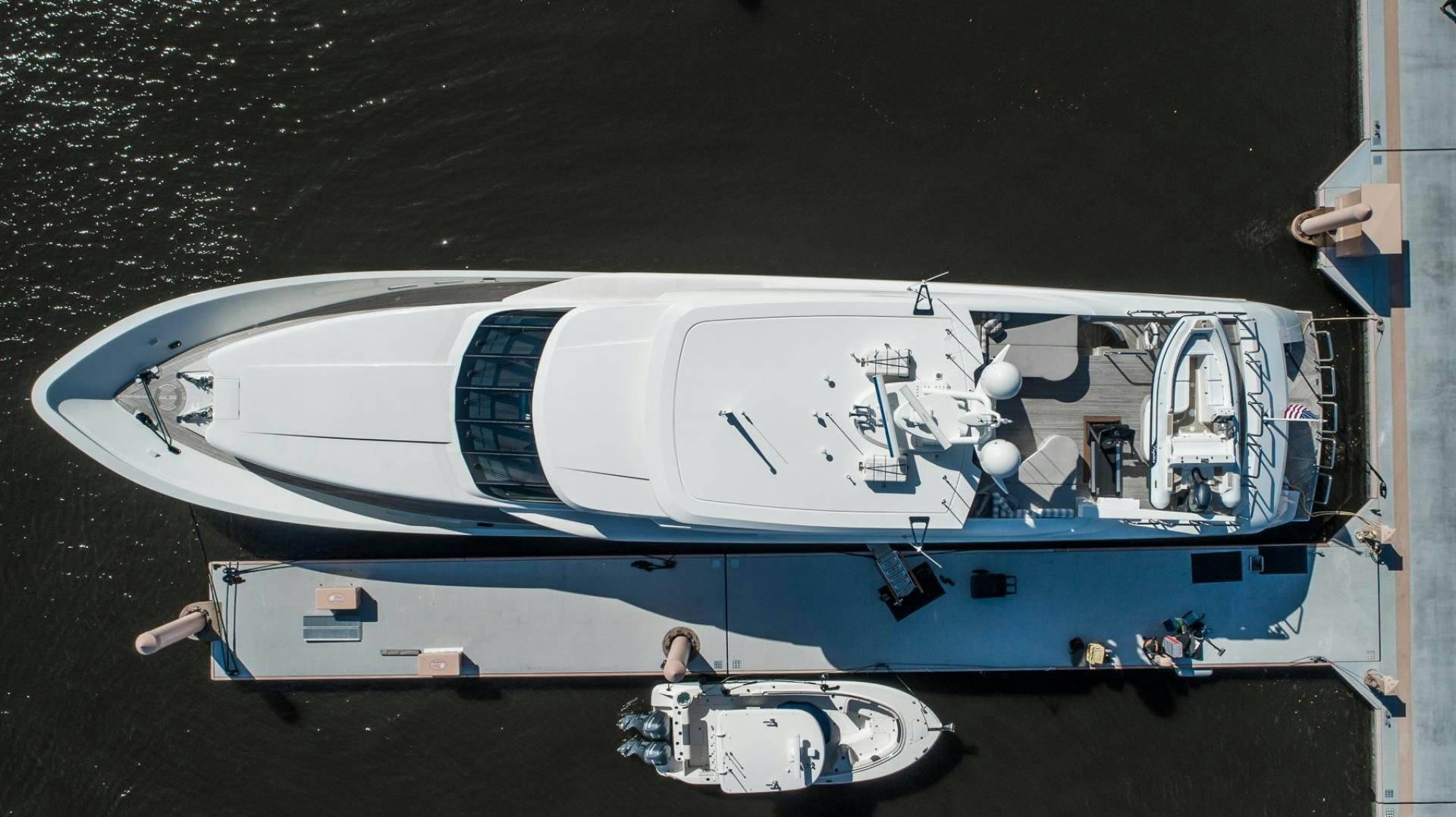 a boat on the water aboard FUGITIVE *NAME RESERVED* Yacht for Sale