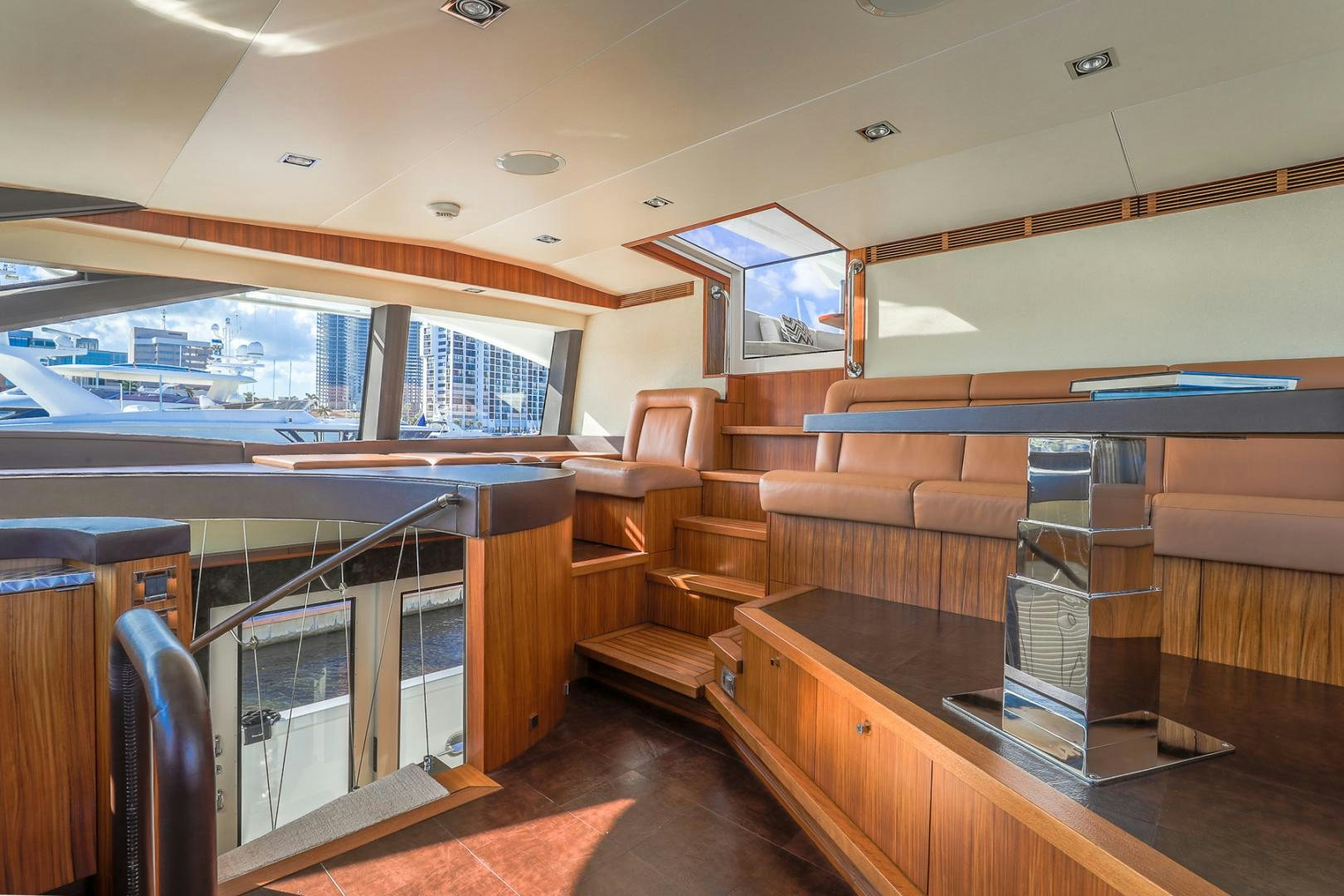 inside of a boat aboard FUGITIVE *NAME RESERVED* Yacht for Sale