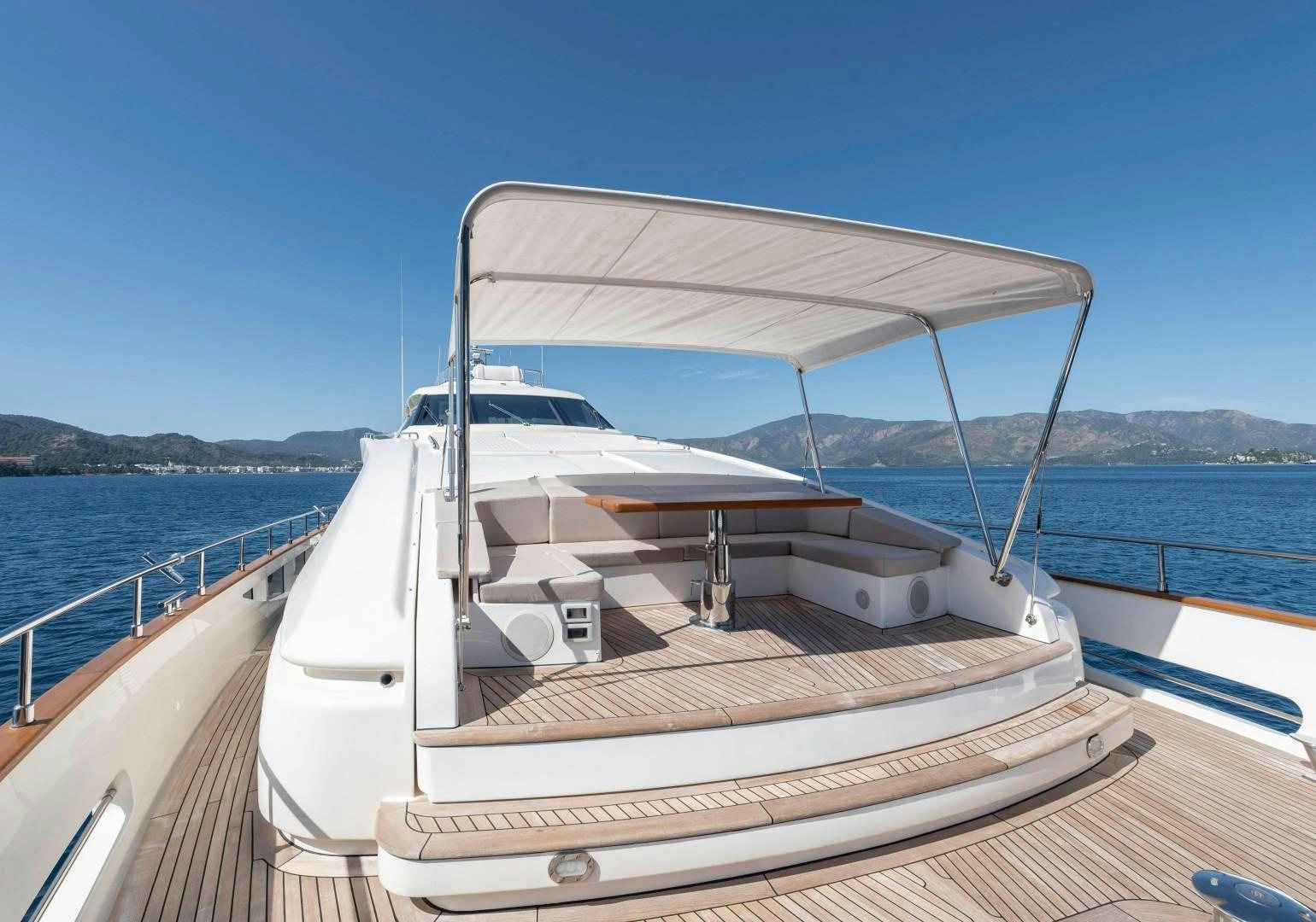 a boat on a dock aboard ARGENTO Yacht for Sale
