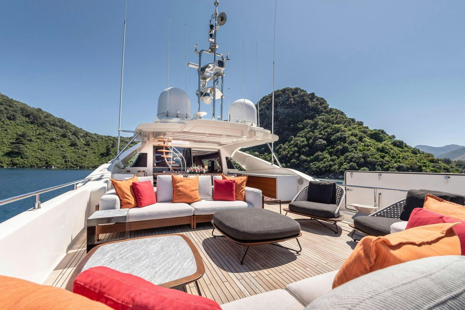 a boat on a body of water aboard ARGENTO Yacht for Sale