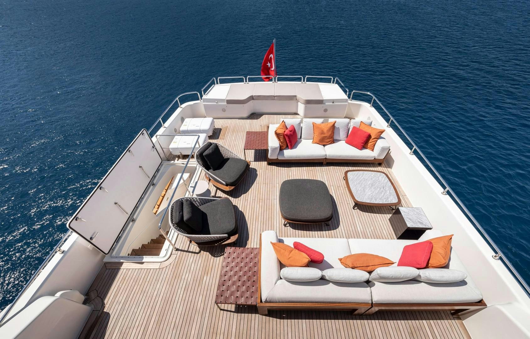 a boat on the water aboard ARGENTO Yacht for Sale