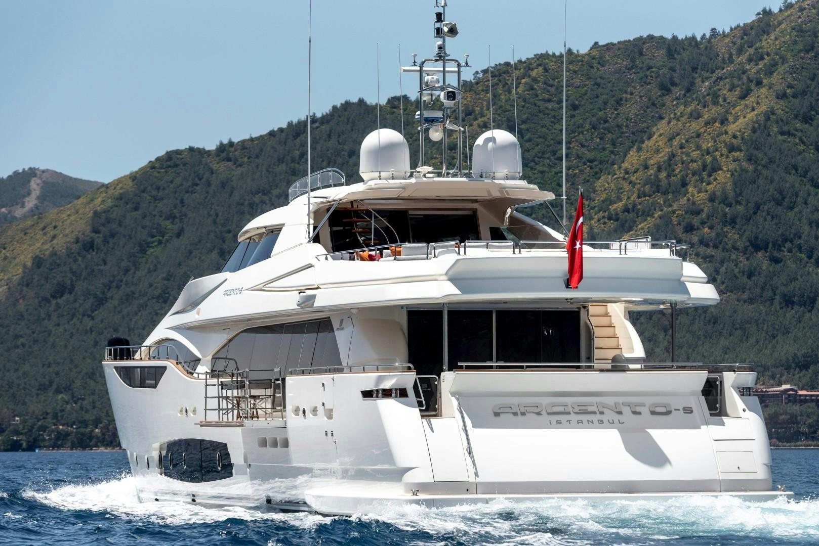 a boat on the water aboard ARGENTO Yacht for Sale
