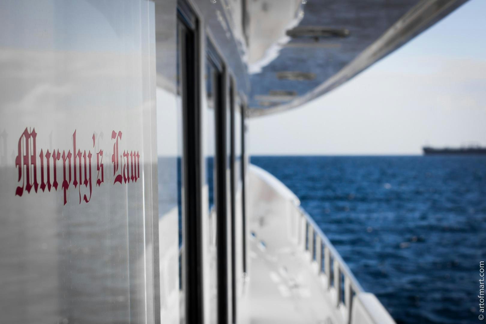 a boat on the water aboard MURPHY'S LAW Yacht for Sale