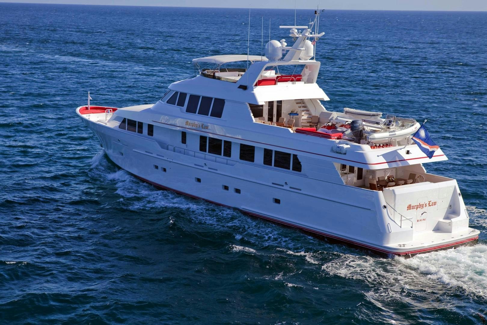 a boat on the water aboard MURPHY'S LAW Yacht for Sale