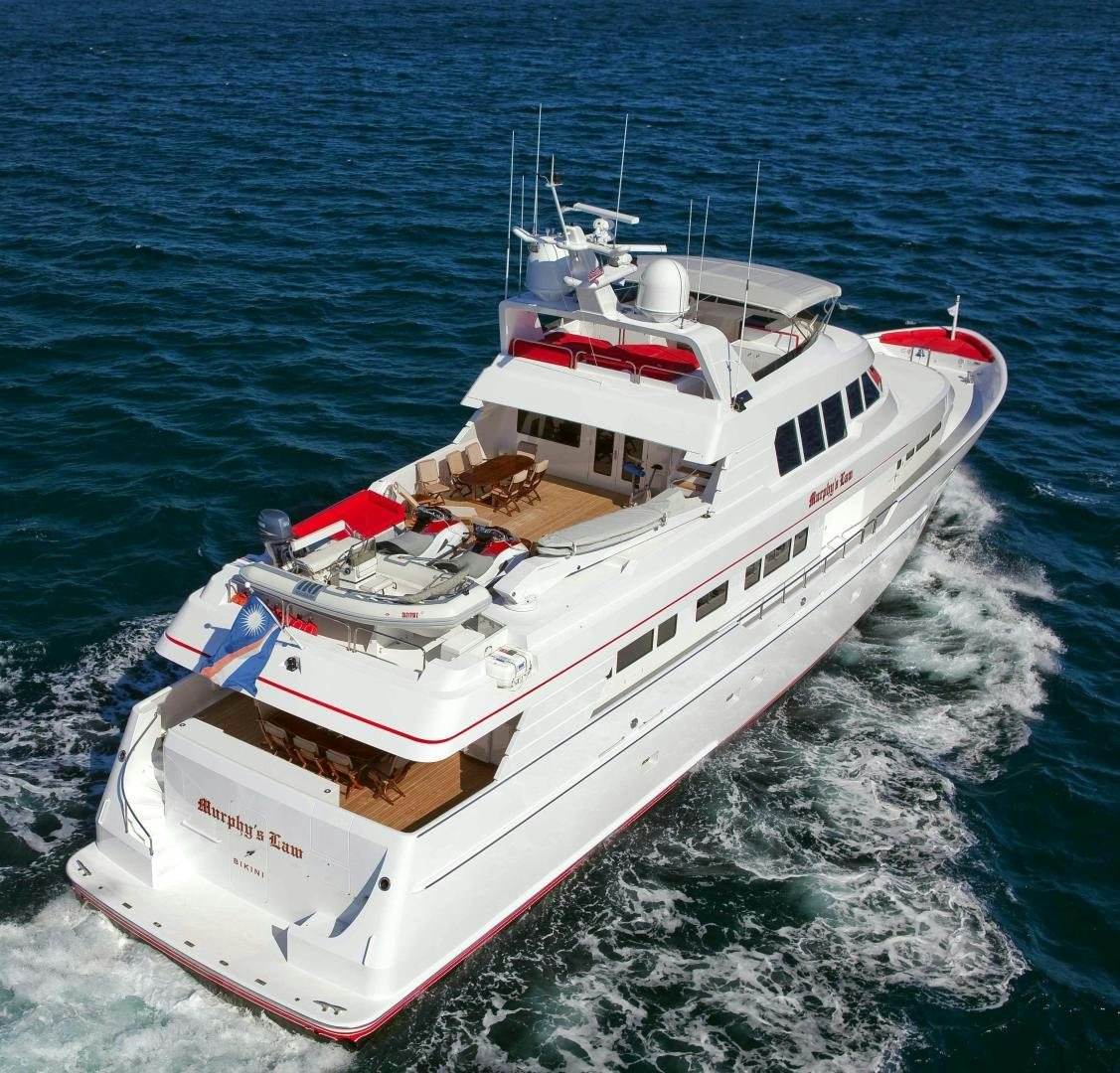 a boat on the water aboard MURPHY'S LAW Yacht for Sale
