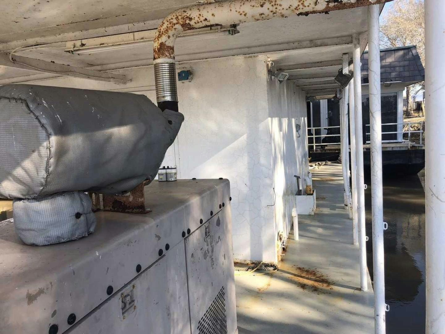 a large metal structure with pipes aboard LAKEHOUSE Yacht for Sale