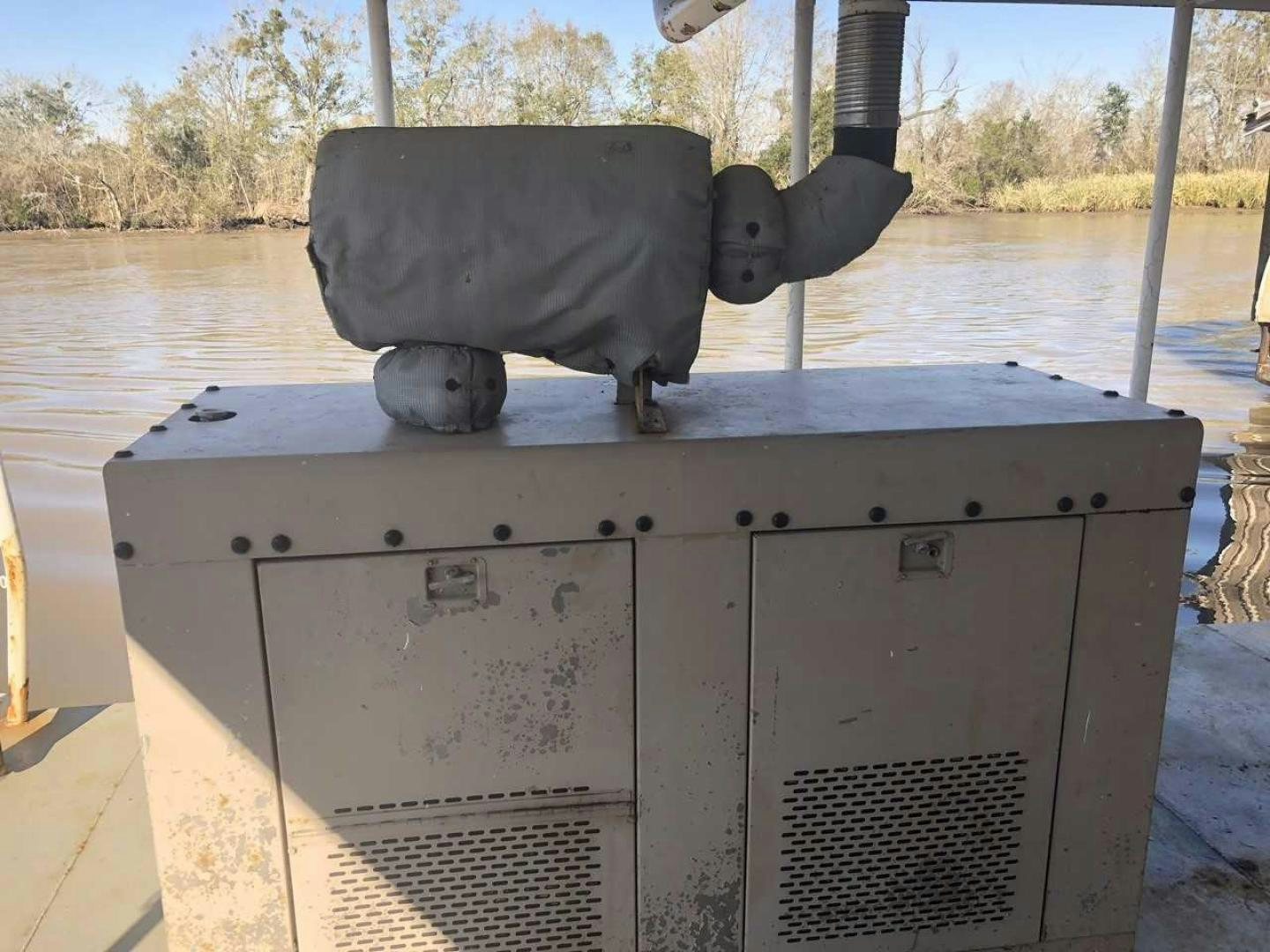 a large machine on a boat aboard LAKEHOUSE Yacht for Sale