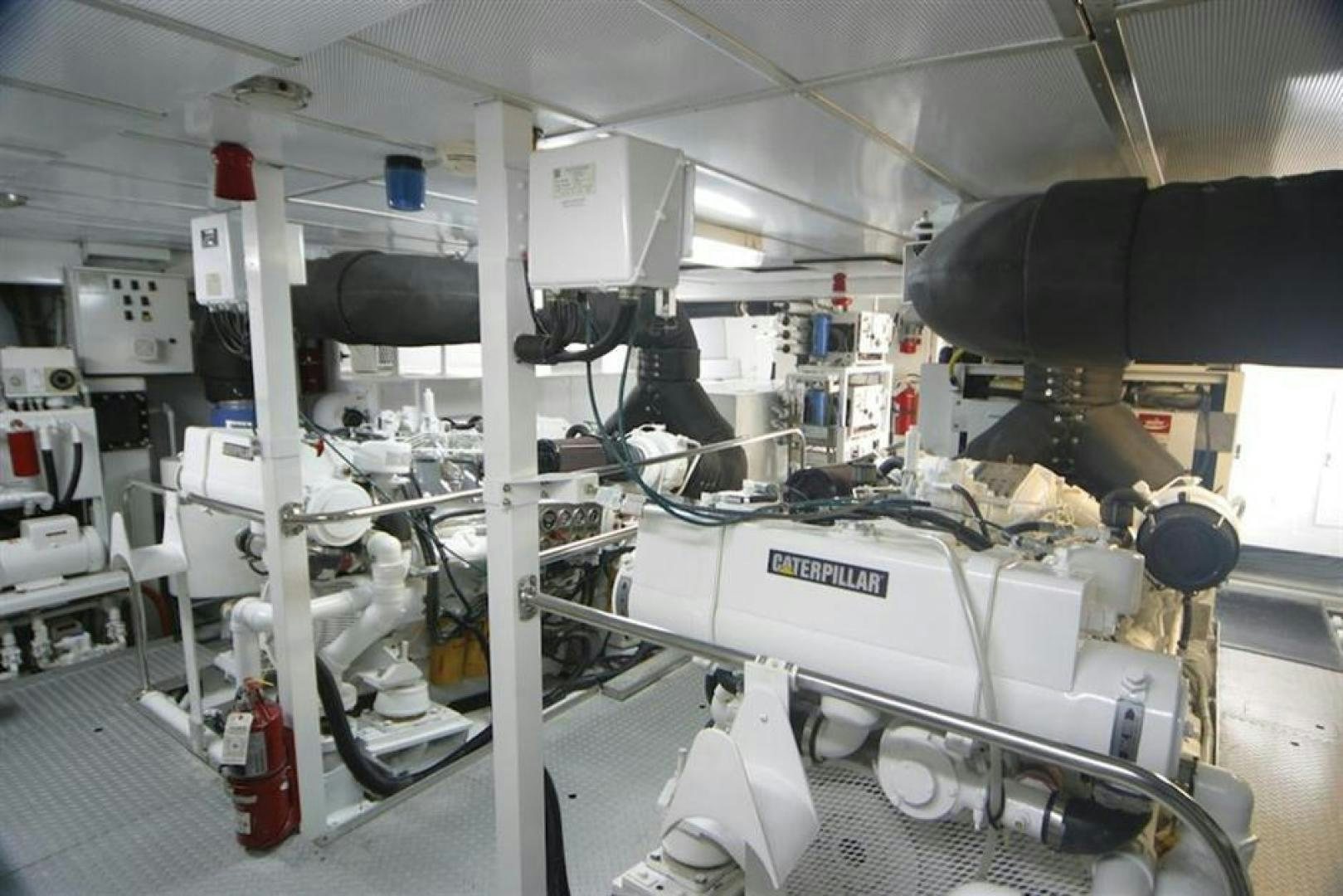 a room with machines and equipment aboard CHERISH Yacht for Sale