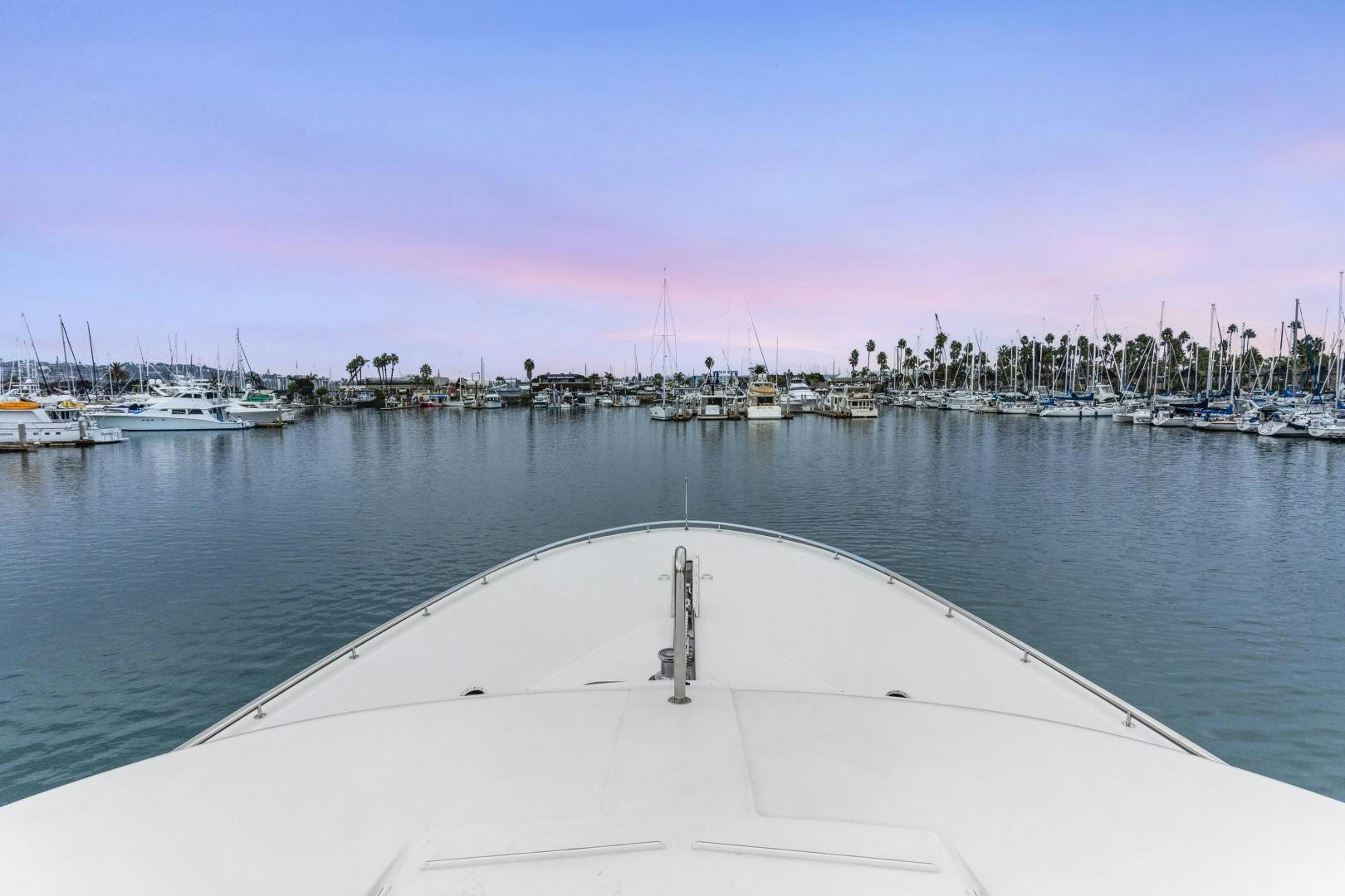 a large pool of water with boats in it aboard ISABELLA Yacht for Sale