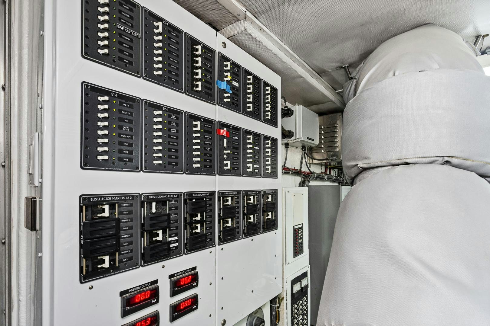 a person in a white room aboard ISABELLA Yacht for Sale