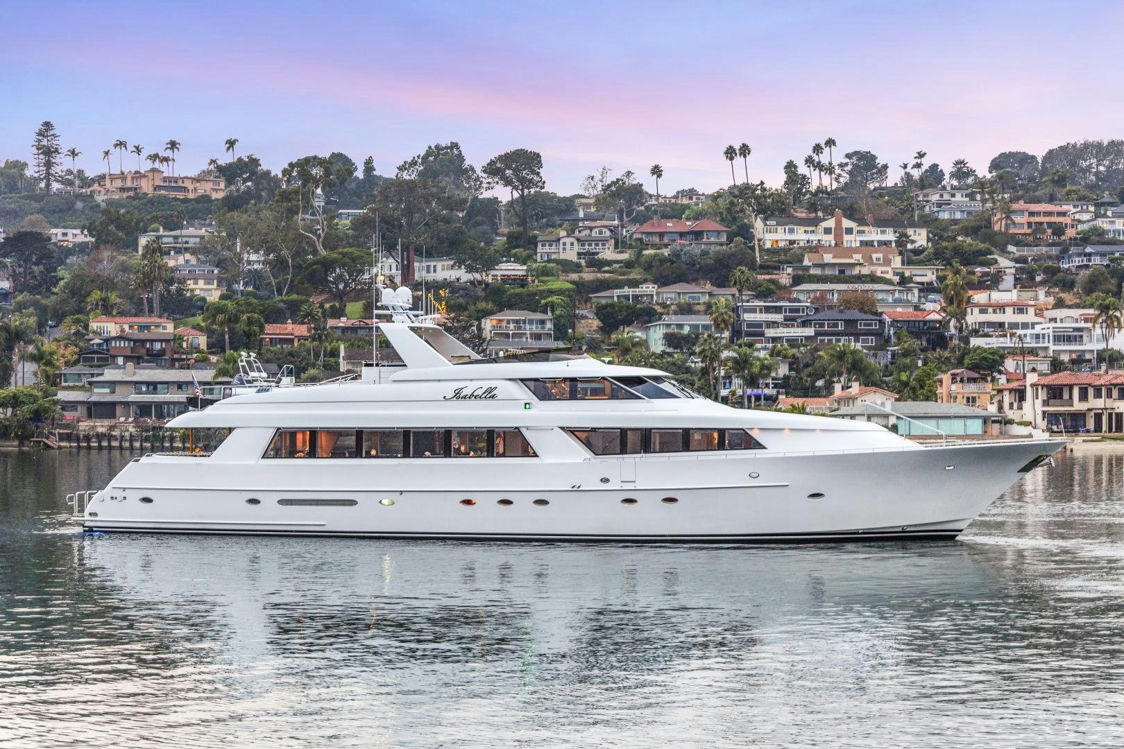 a boat on the water aboard ISABELLA Yacht for Sale