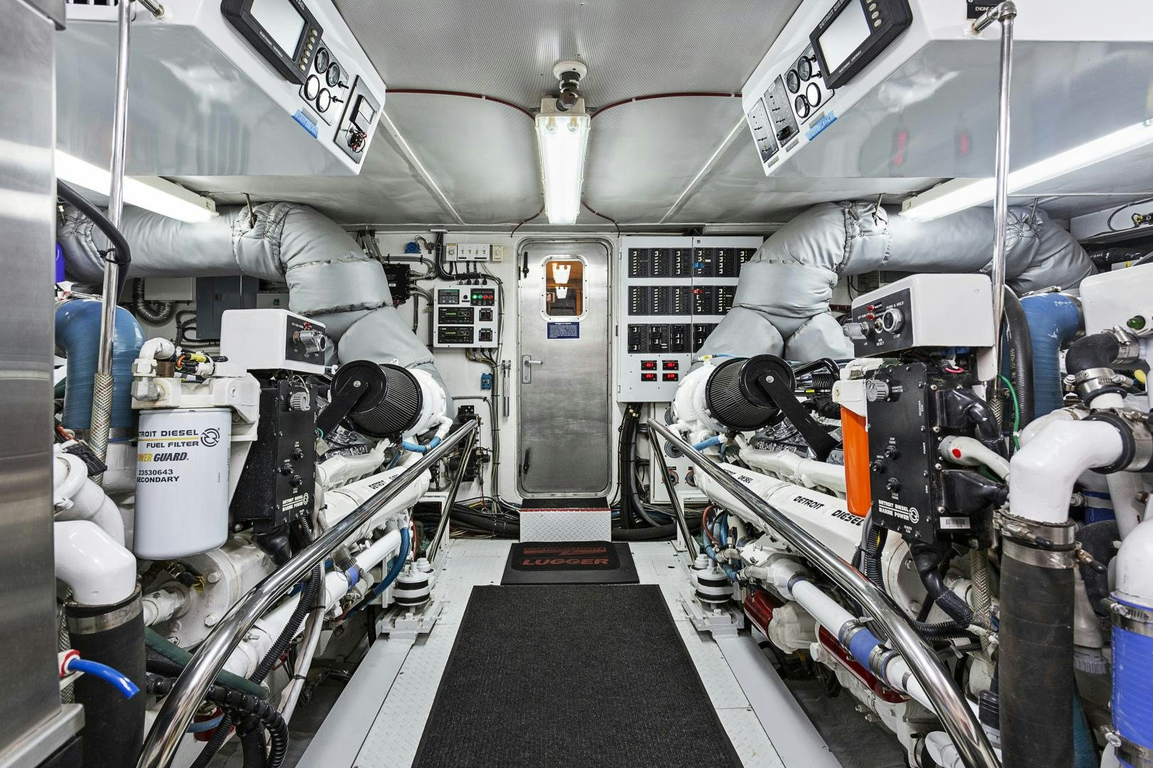 a machine with a large metal cylinder aboard ISABELLA Yacht for Sale