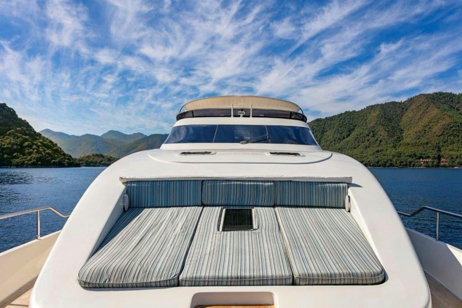 a boat on a body of water aboard M&M Yacht for Sale