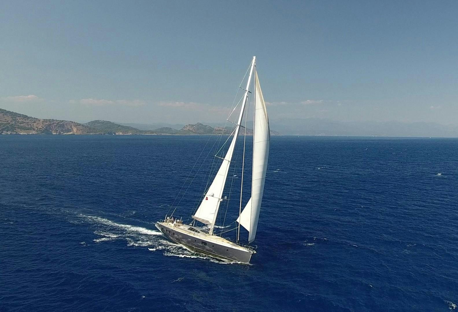 a boat on the water aboard MUSIC  Yacht for Sale