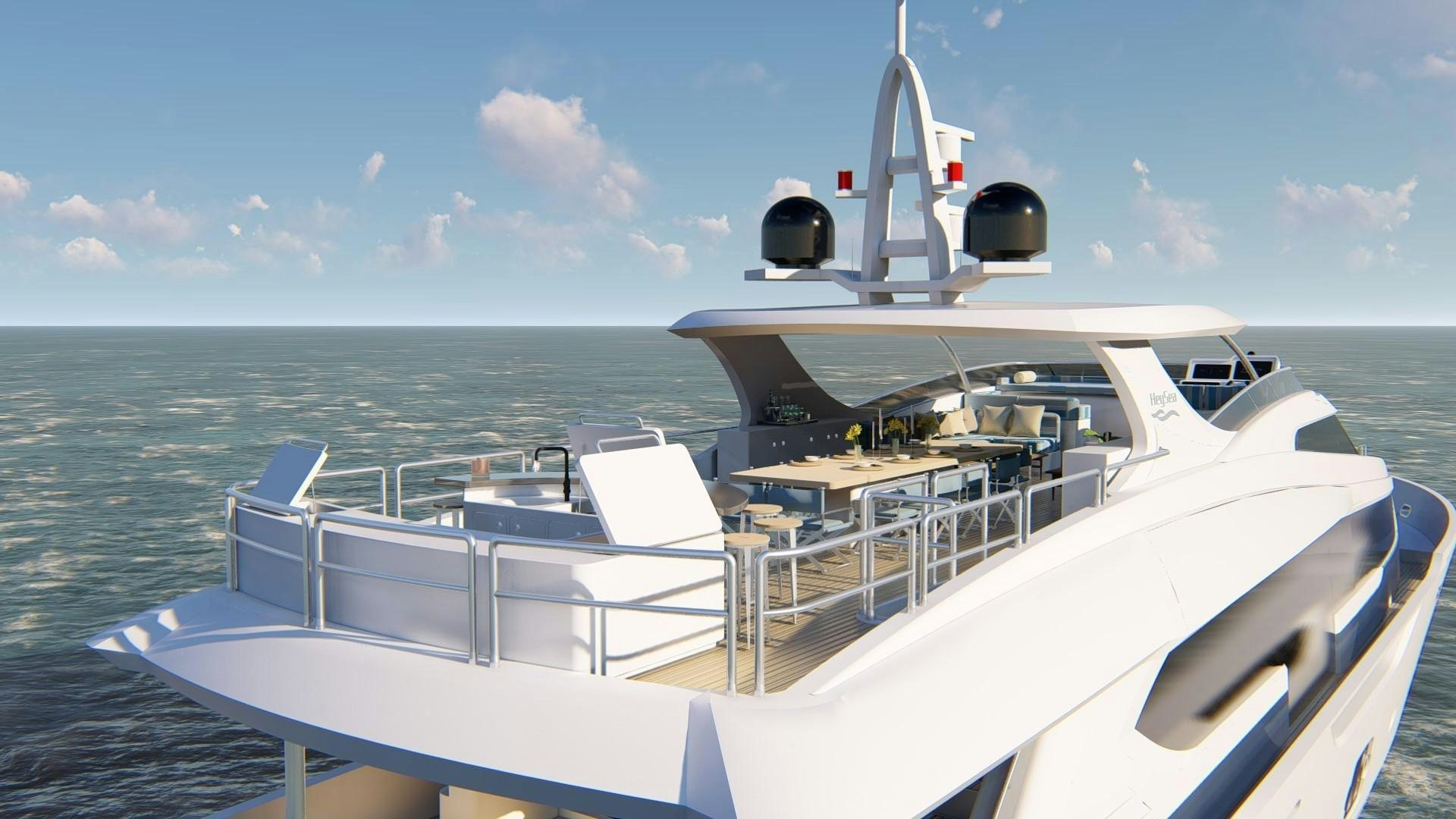 a boat on the water aboard ASTERIA 112/04 Yacht for Sale