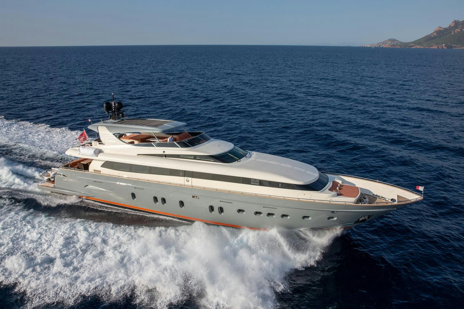 a boat on the water aboard Y42 Yacht for Sale