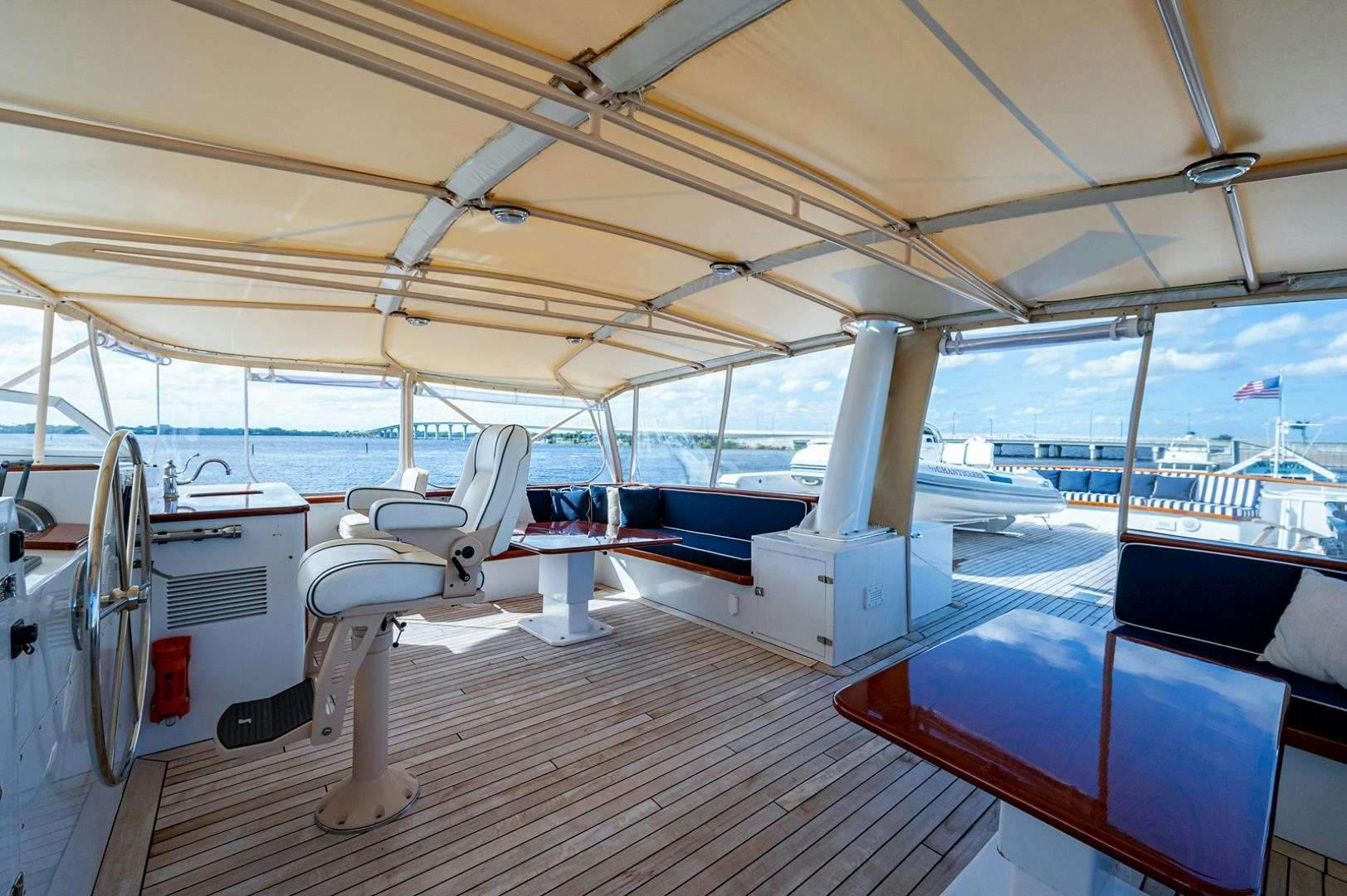 inside of a boat aboard CHANTICLEER Yacht for Sale