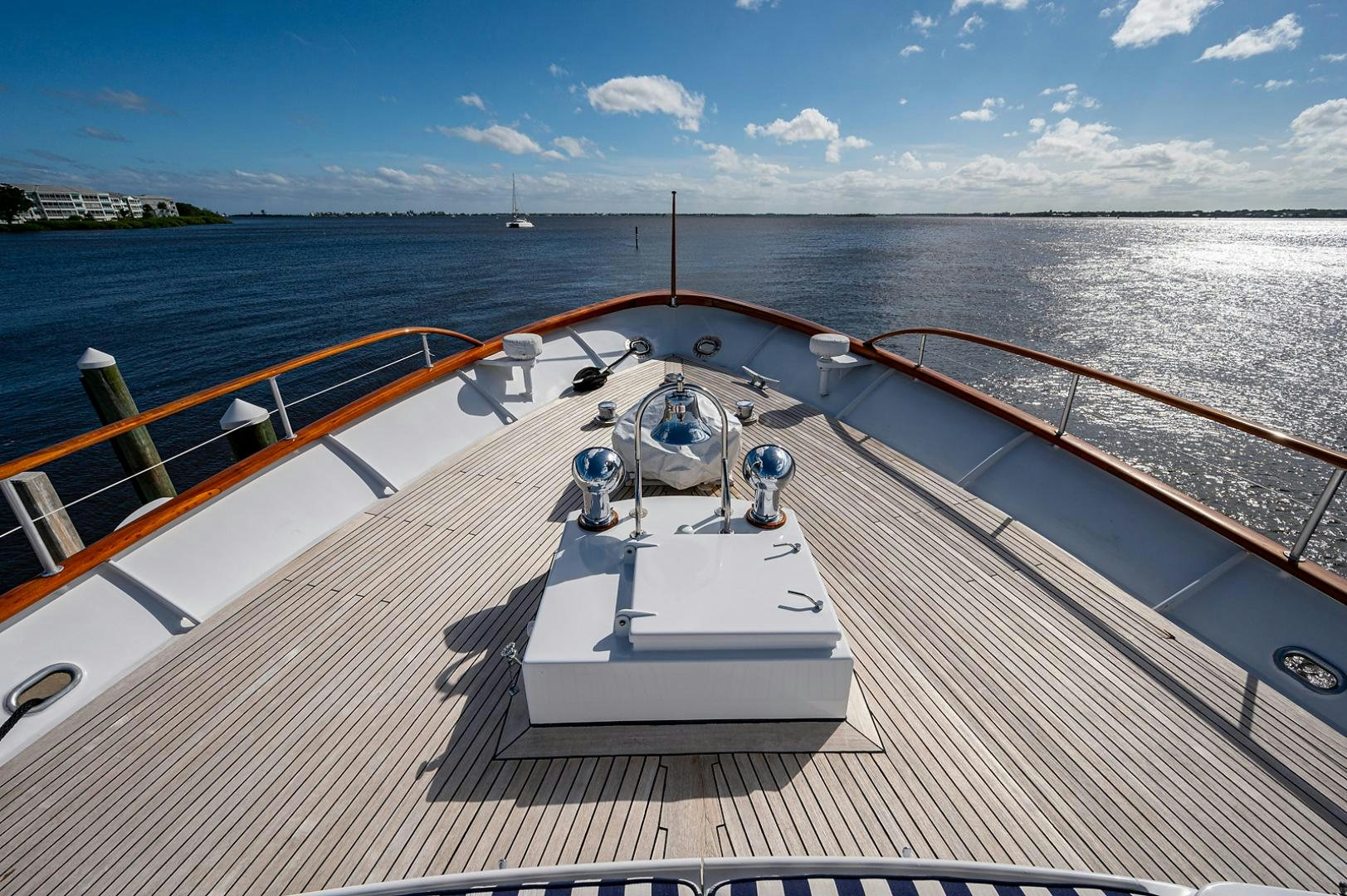 a boat on the water aboard CHANTICLEER Yacht for Sale