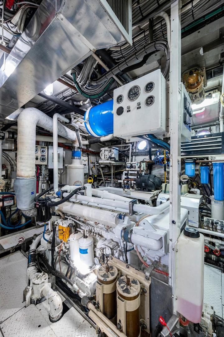 a close-up of a machine aboard CHANTICLEER Yacht for Sale