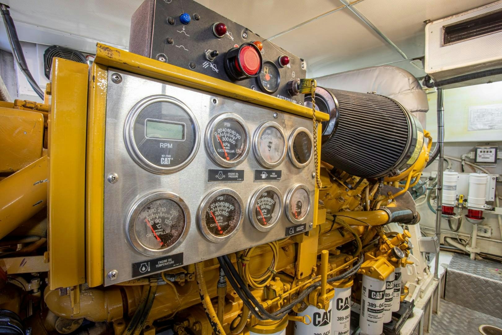 a large machine with many buttons aboard ZANTINO III Yacht for Sale