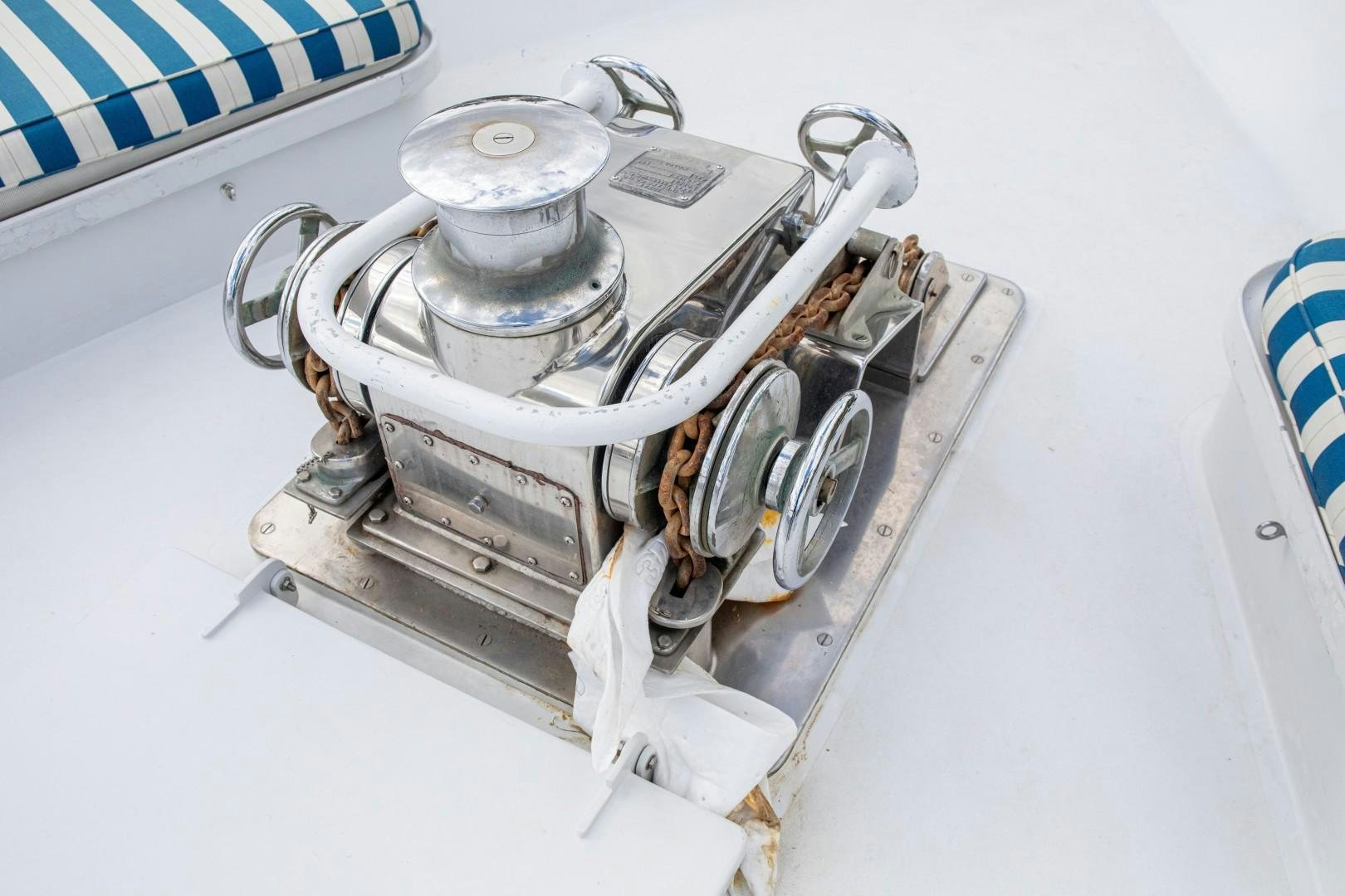 a machine on the counter aboard ZANTINO III Yacht for Sale