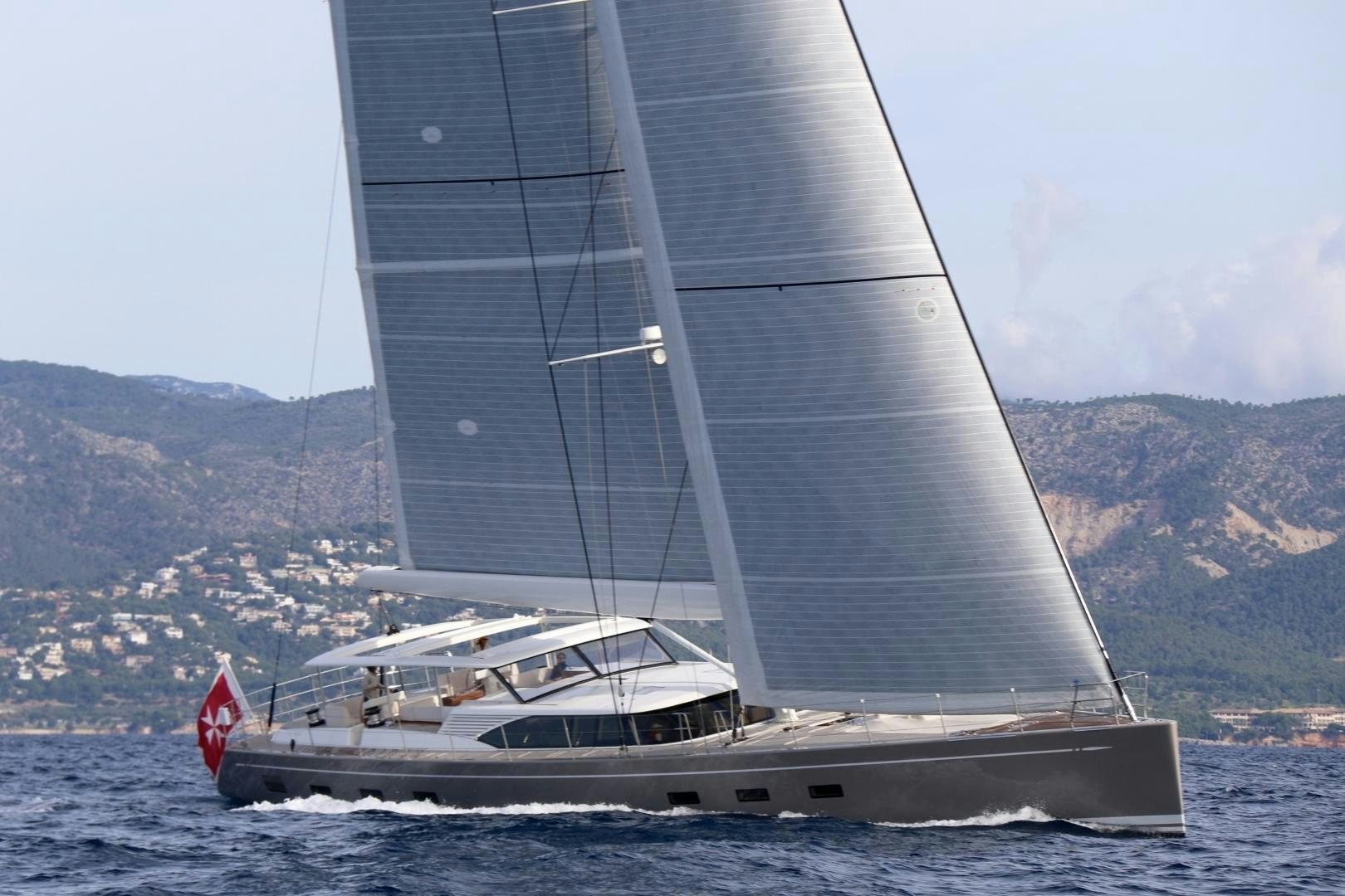 a sailboat on the water aboard CHILD OF LIR  Yacht for Sale