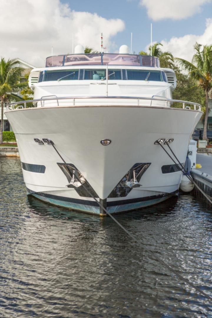 a white boat in the water aboard MR. CAT Yacht for Sale