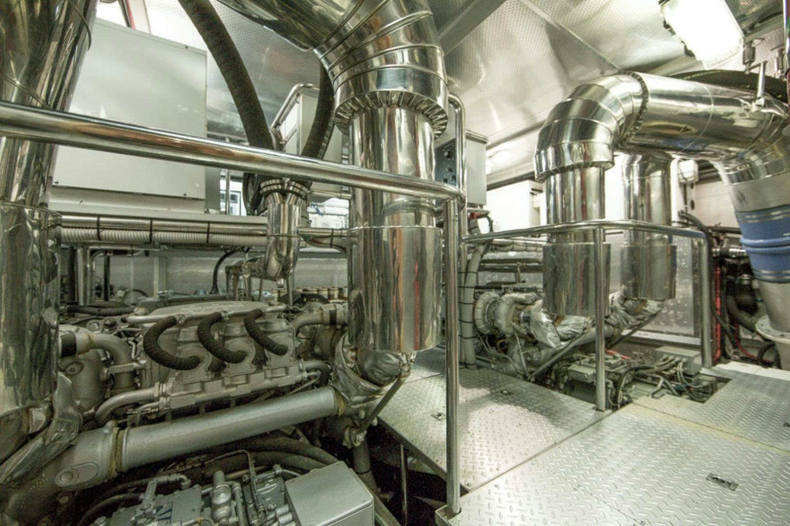 a close-up of a machine aboard MR. CAT Yacht for Sale