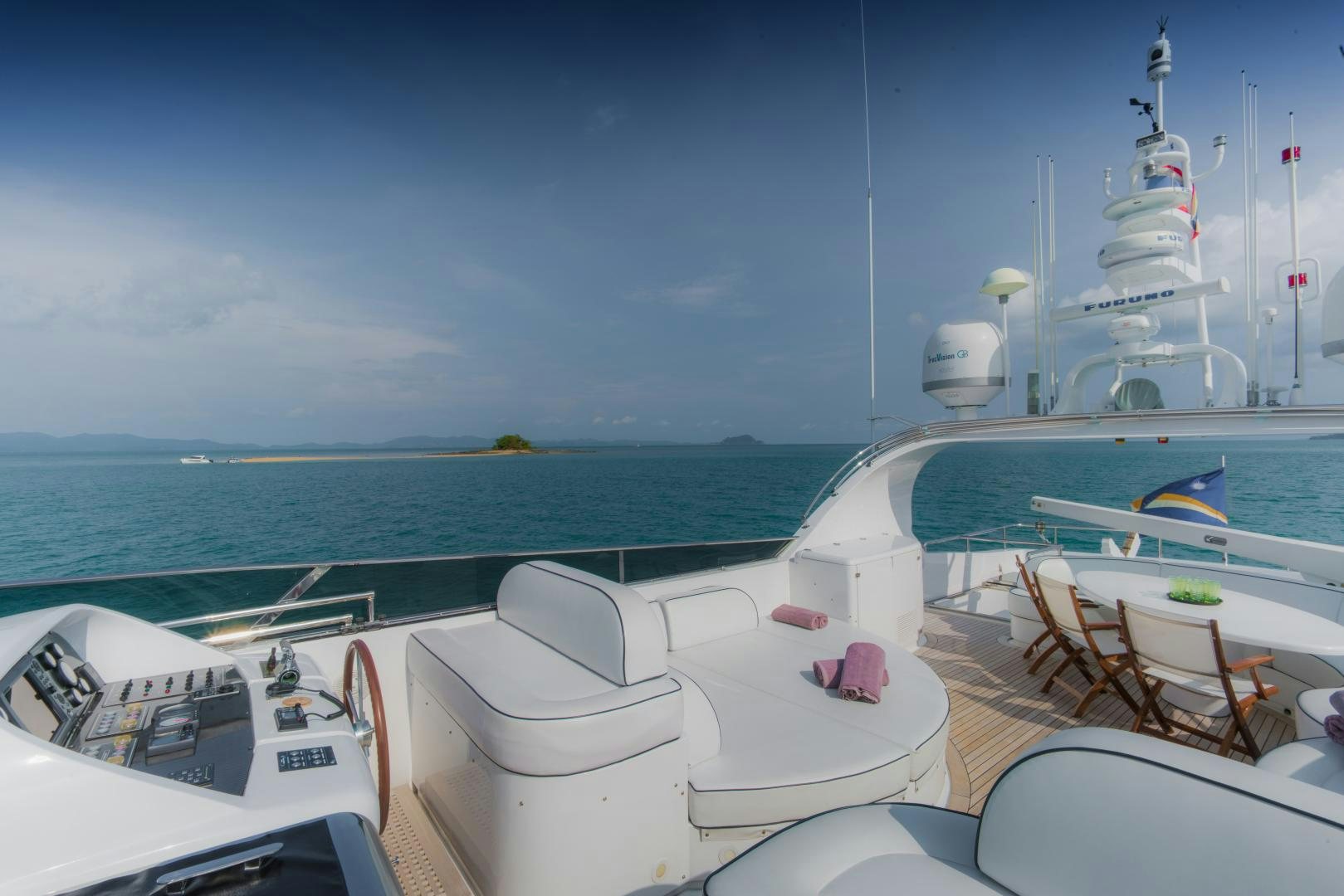 a boat on the water aboard AVELINE Yacht for Sale