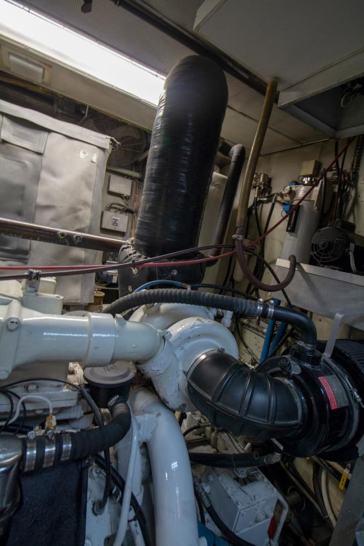 a close-up of a machine aboard LIQUIDITY Yacht for Sale