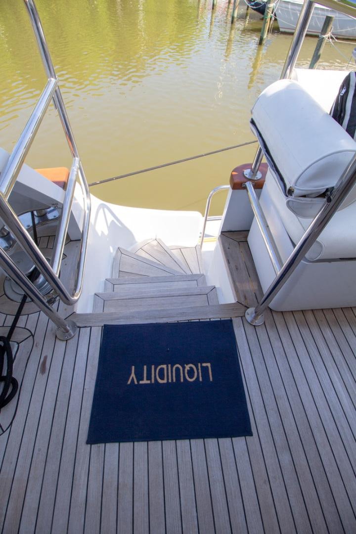 a boat on the water aboard LIQUIDITY Yacht for Sale