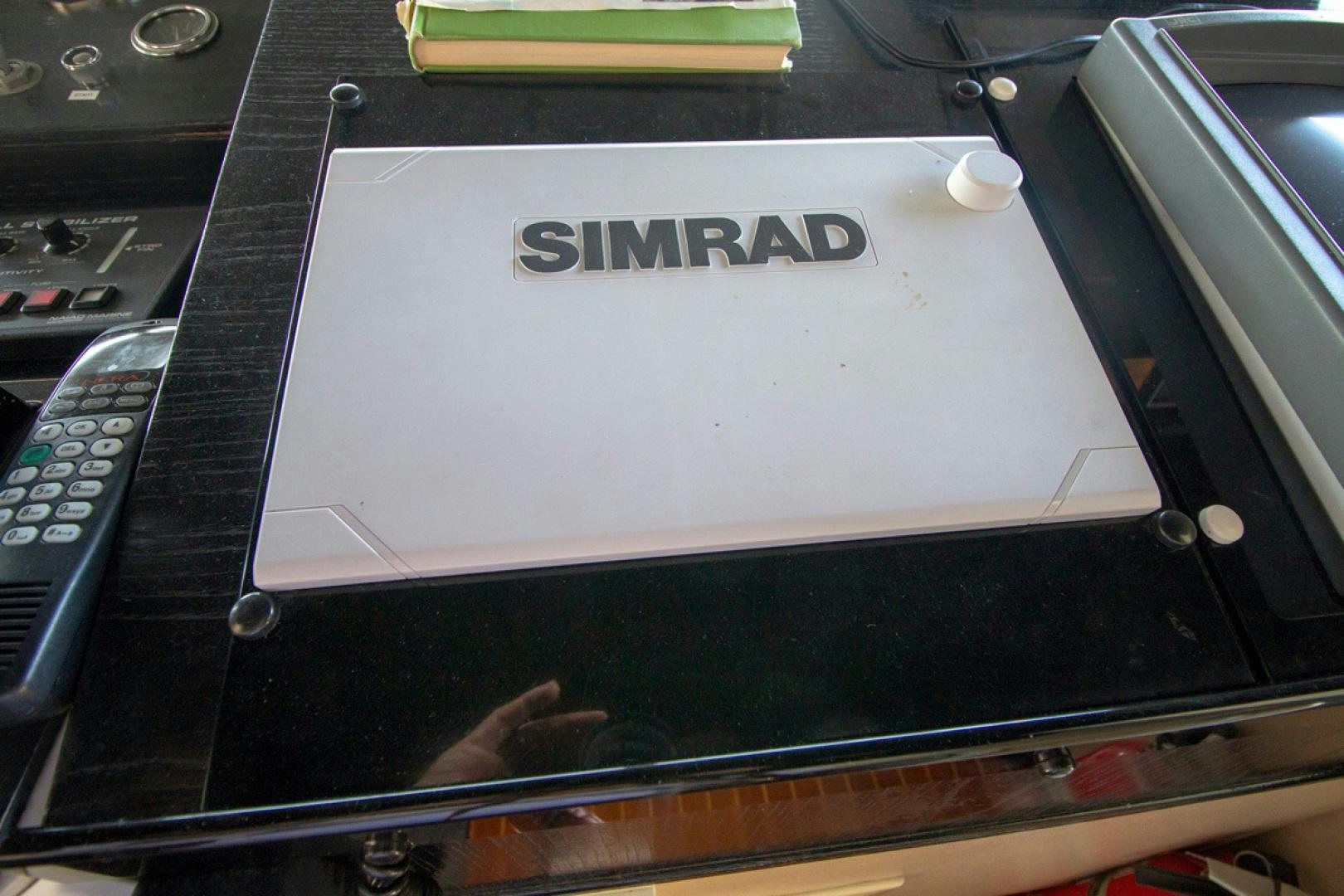 a close-up of a hard drive aboard LIQUIDITY Yacht for Sale