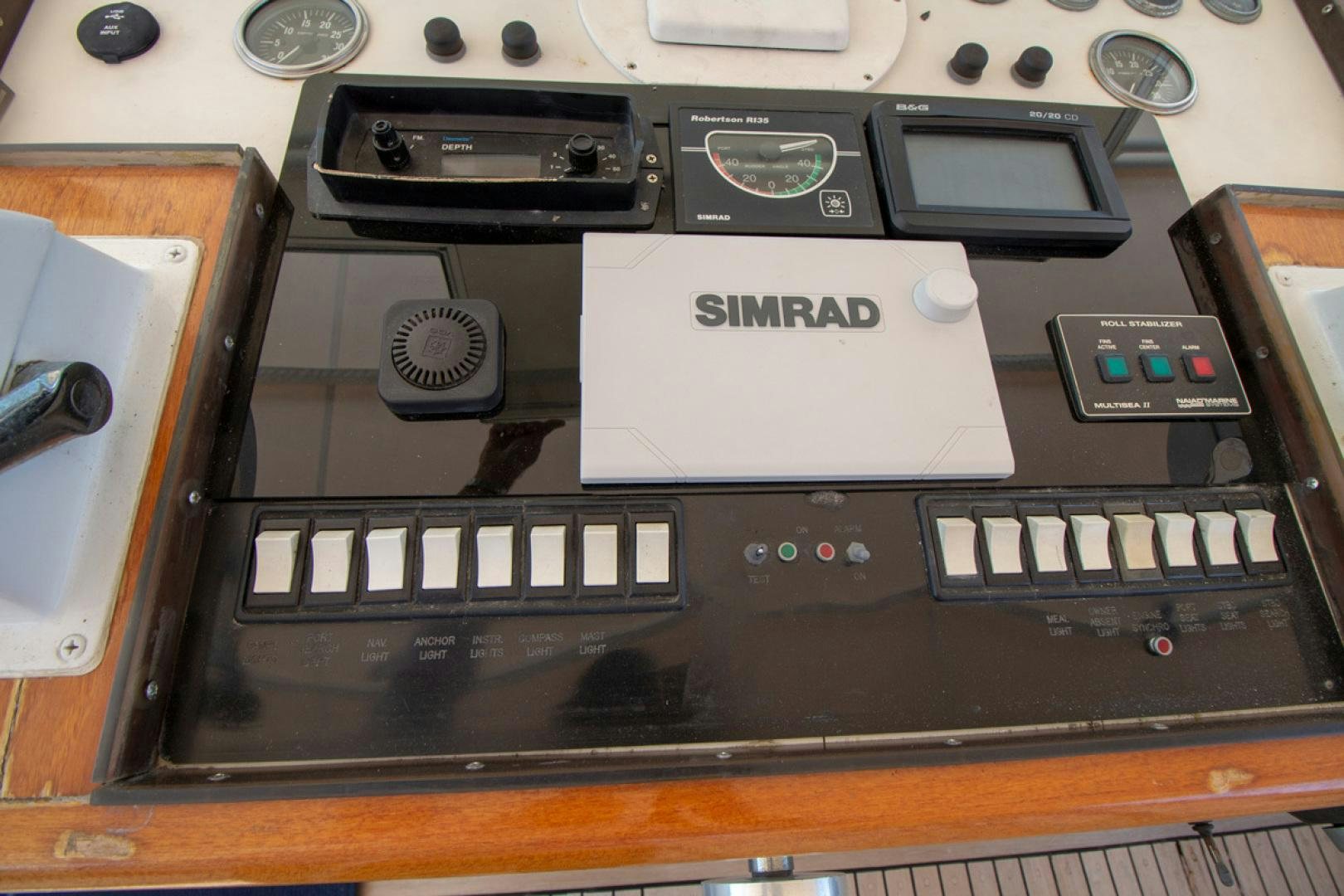 a close-up of a music player aboard LIQUIDITY Yacht for Sale