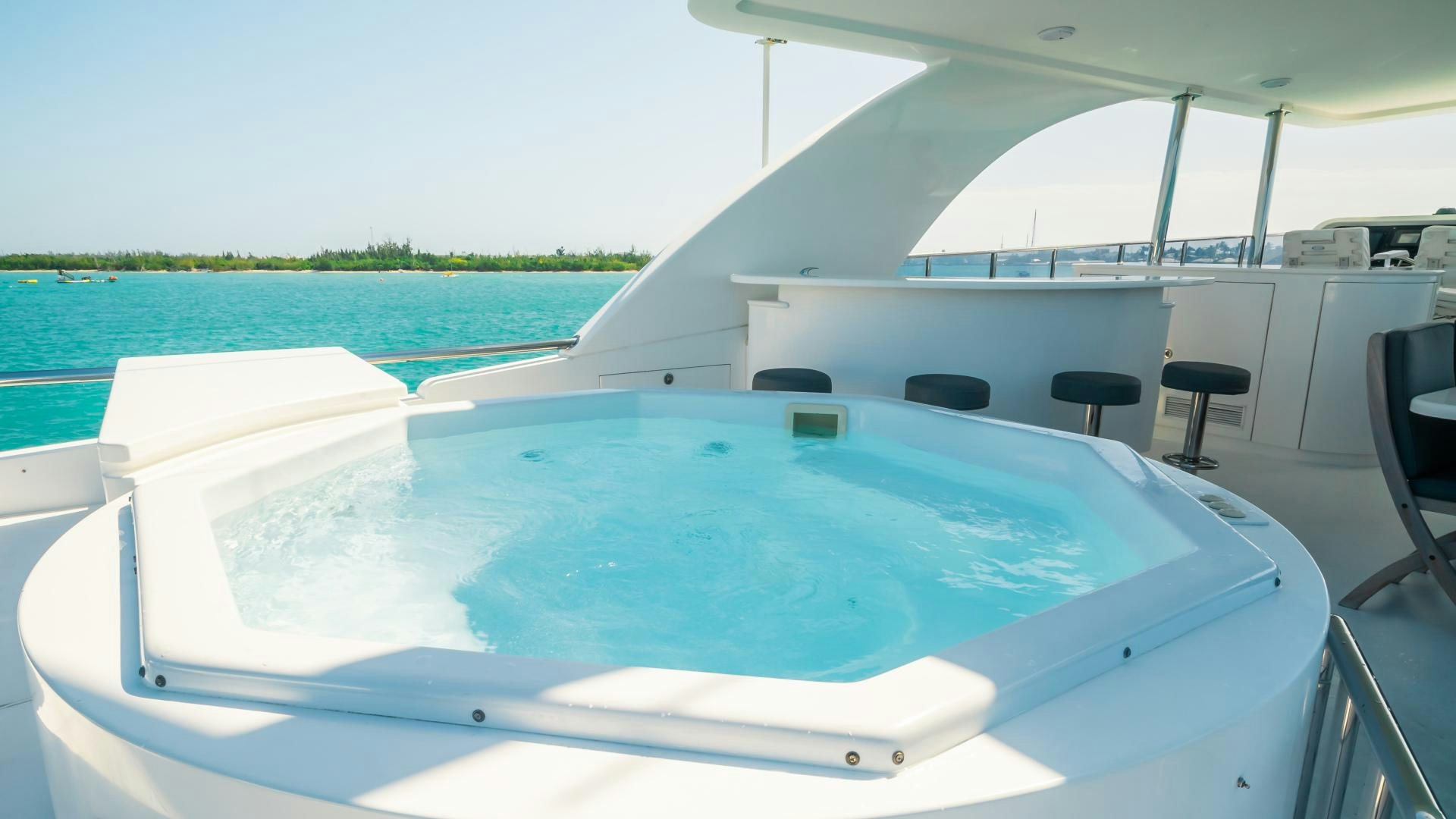 a boat on the water aboard VITESSE Yacht for Sale