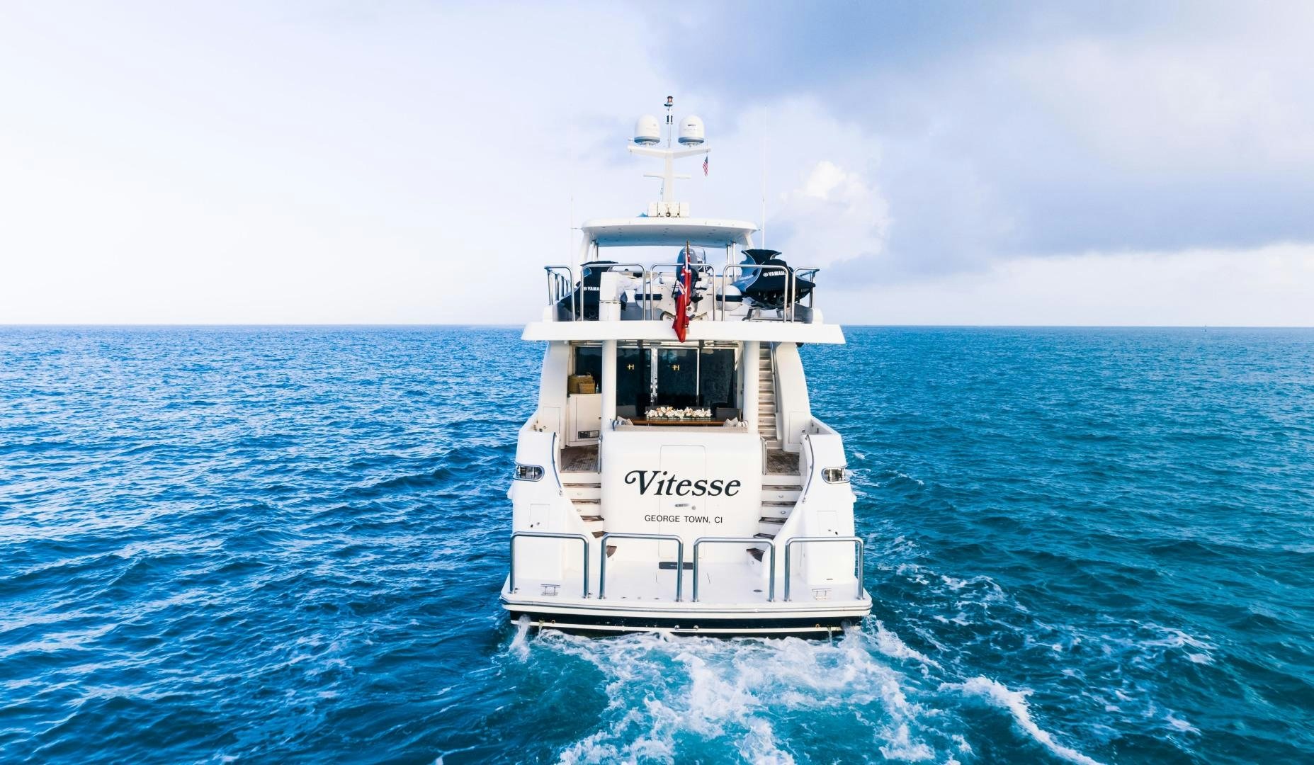 a boat in the water aboard VITESSE Yacht for Sale
