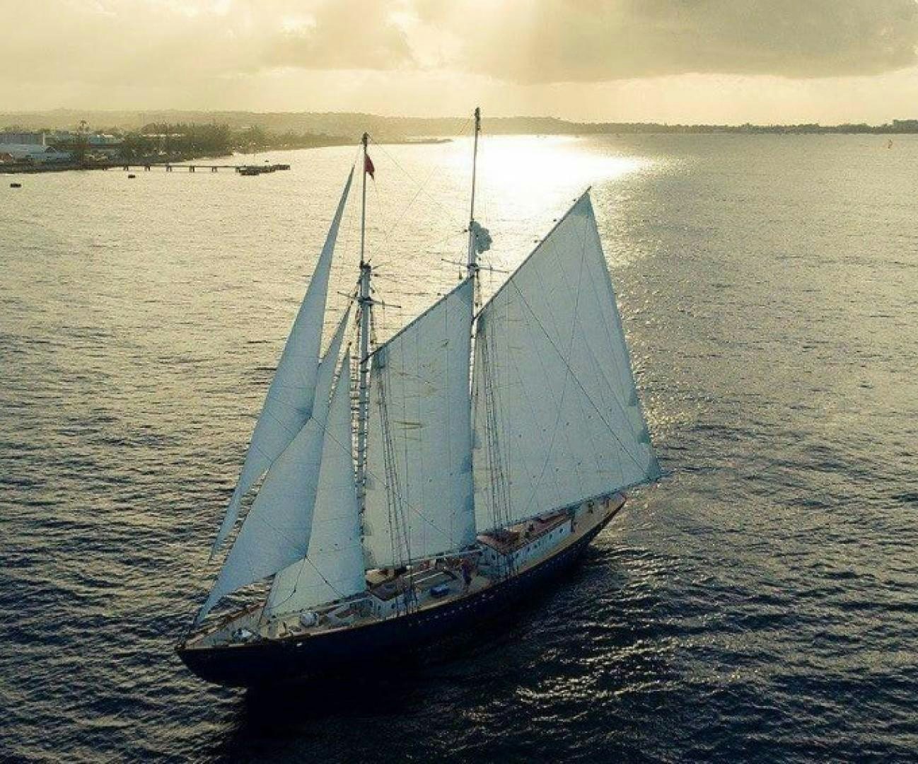 a sailboat on the water aboard SCHOONER RUTH Yacht for Sale