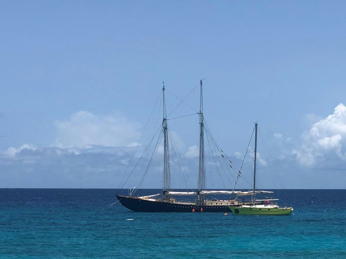 a boat in the water aboard SCHOONER RUTH Yacht for Sale