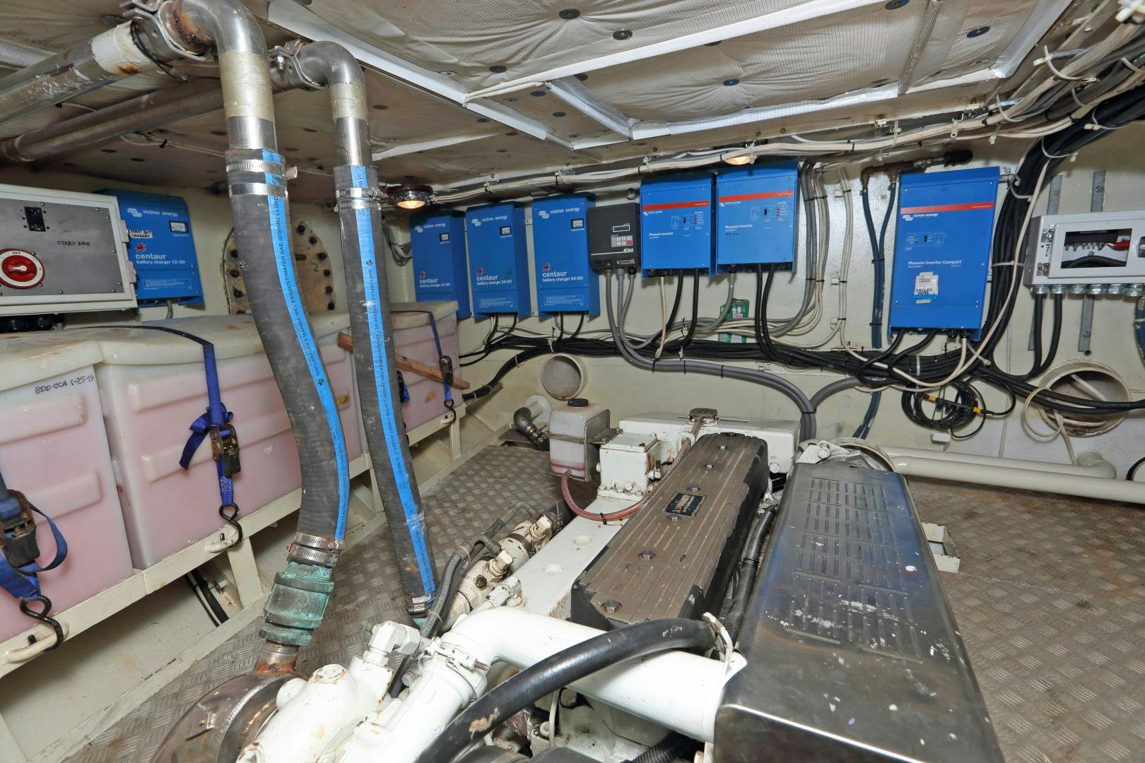 inside of a factory aboard SCHOONER RUTH Yacht for Sale