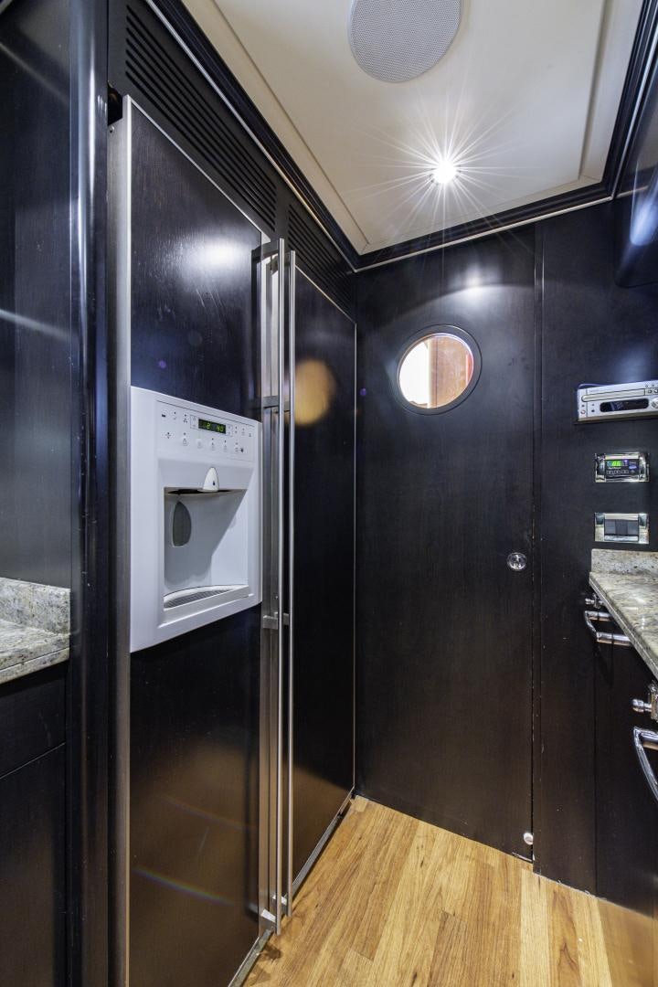 a large black and silver closet aboard RUTLI E Yacht for Sale