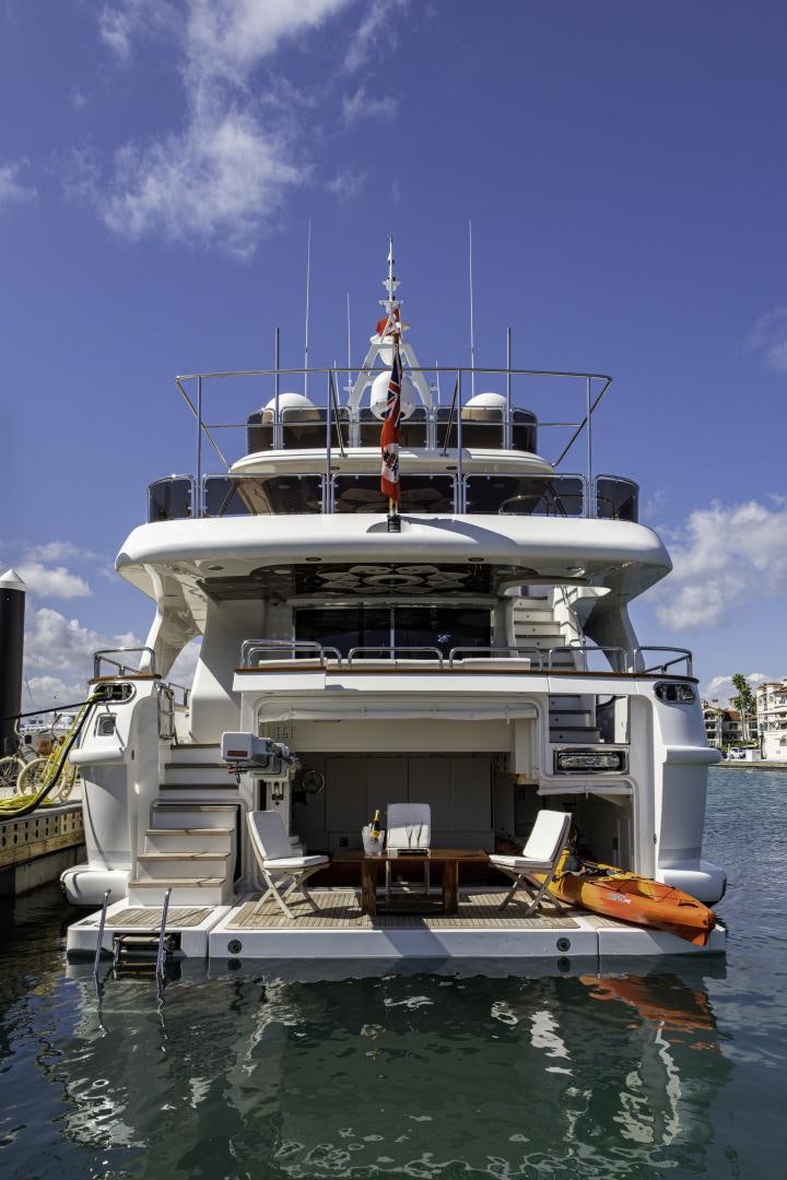 a large white boat in the water aboard RUTLI E Yacht for Sale