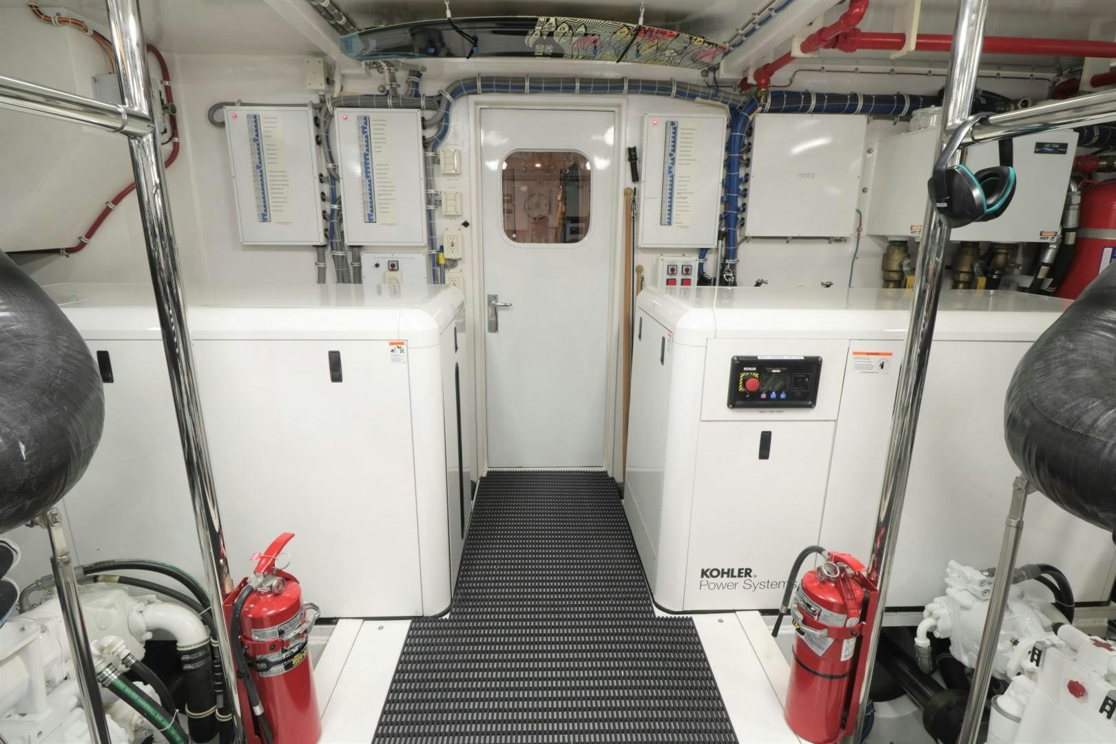 a room with equipment and equipment aboard LADY CARMEN Yacht for Sale