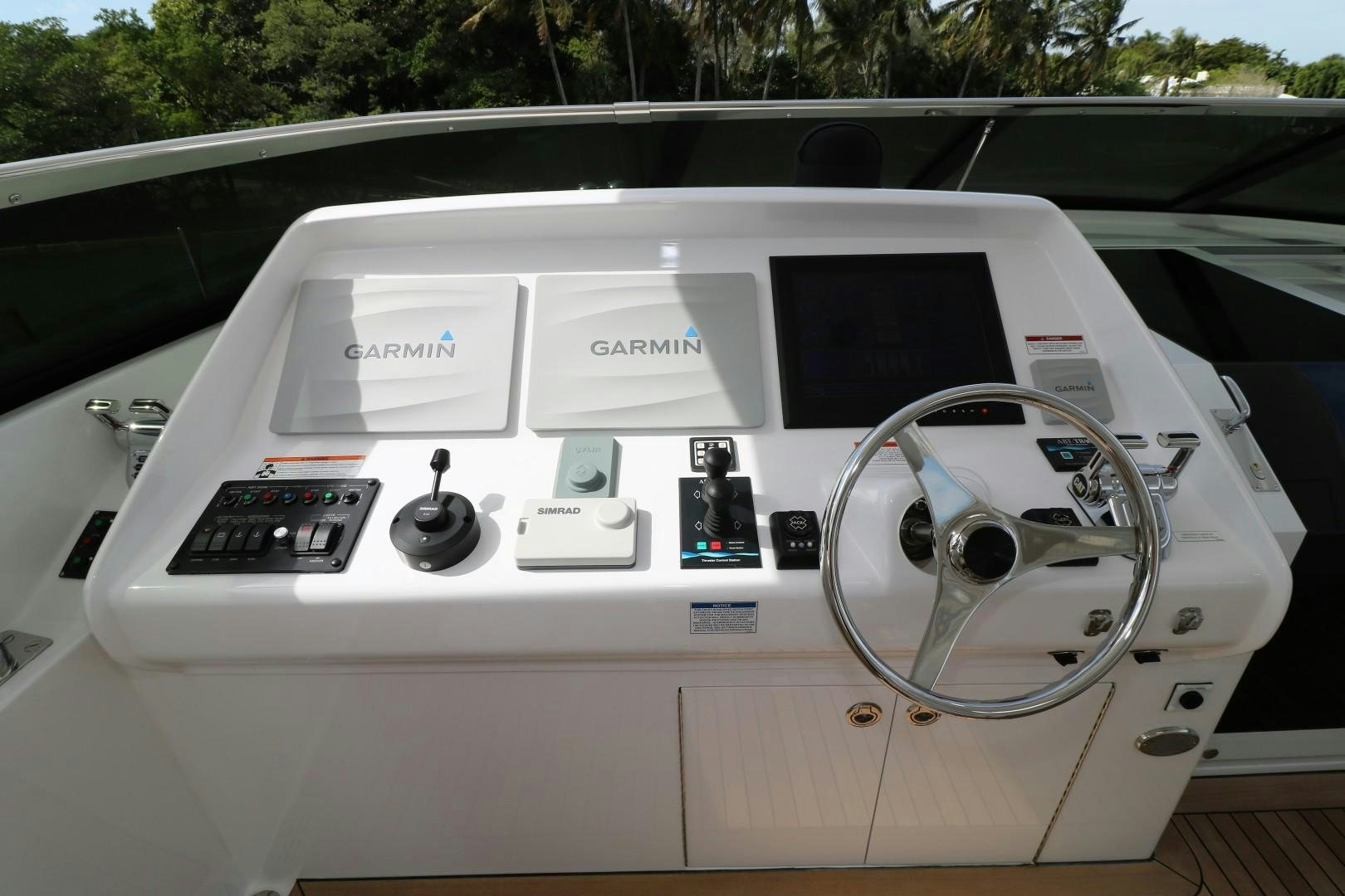 a white box with a dial and buttons aboard LADY CARMEN Yacht for Sale