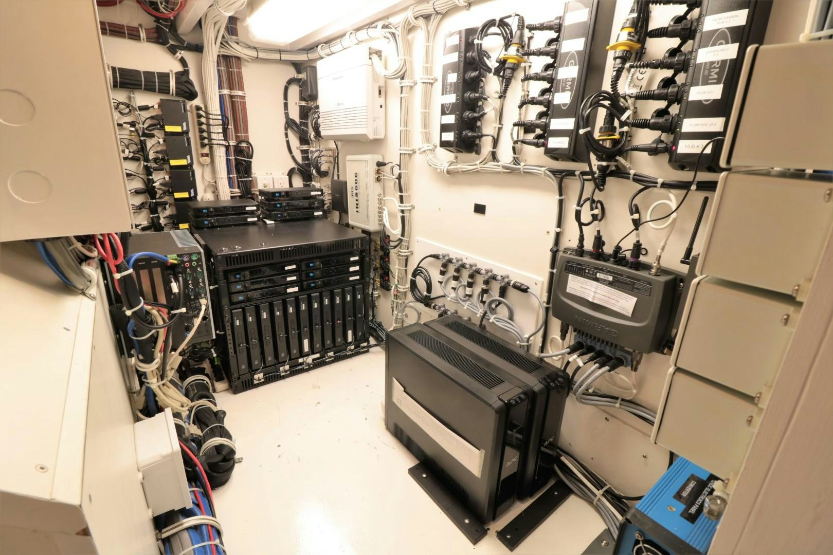 a room with machinery aboard LADY CARMEN Yacht for Sale