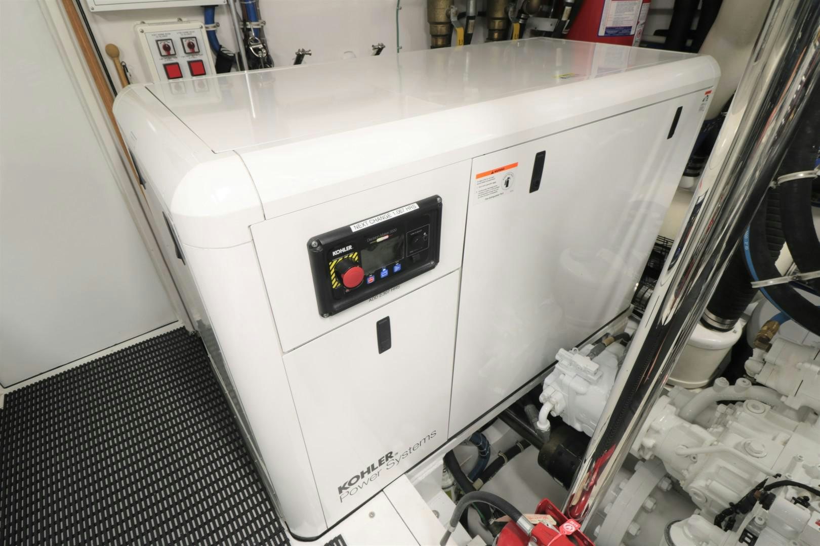 a white machine with buttons aboard LADY CARMEN Yacht for Sale