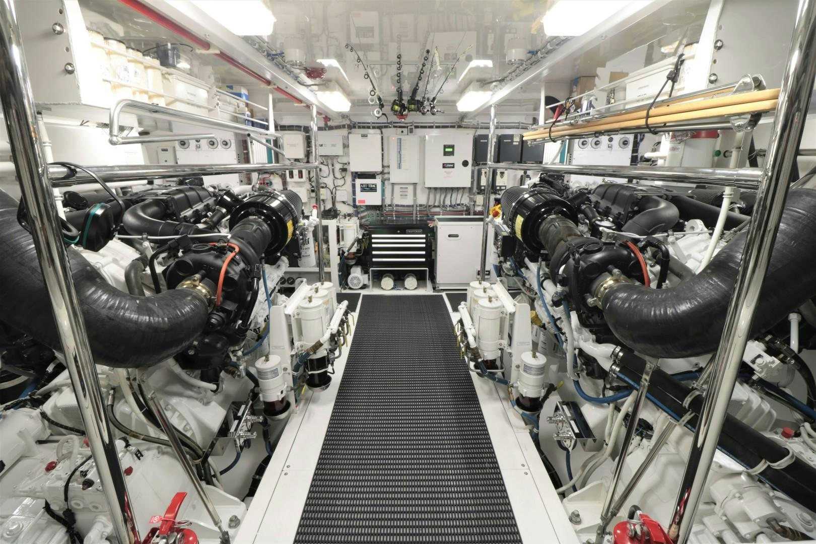 a large factory with machinery aboard LADY CARMEN Yacht for Sale