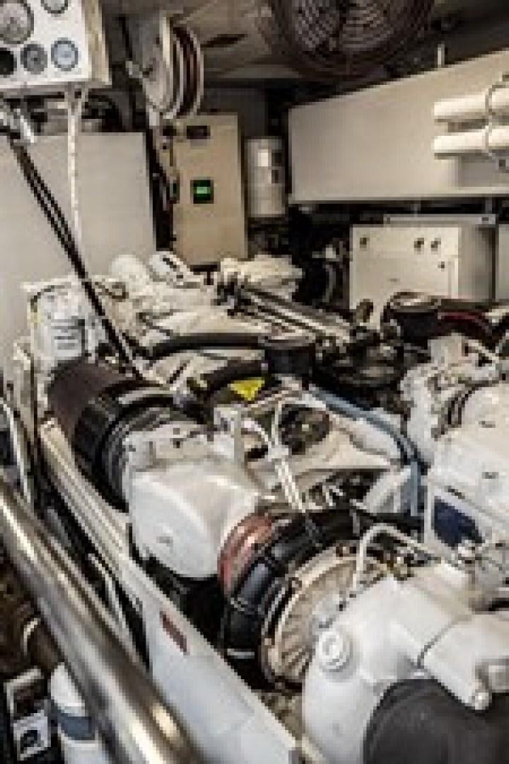 a room full of machines aboard TAIMA Yacht for Sale