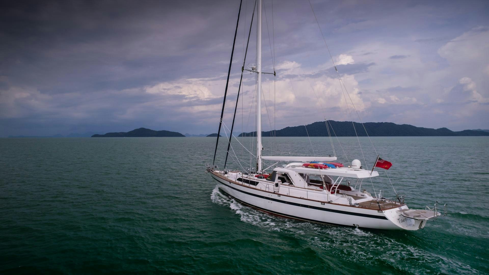 a boat in the water aboard TARONGA Yacht for Sale