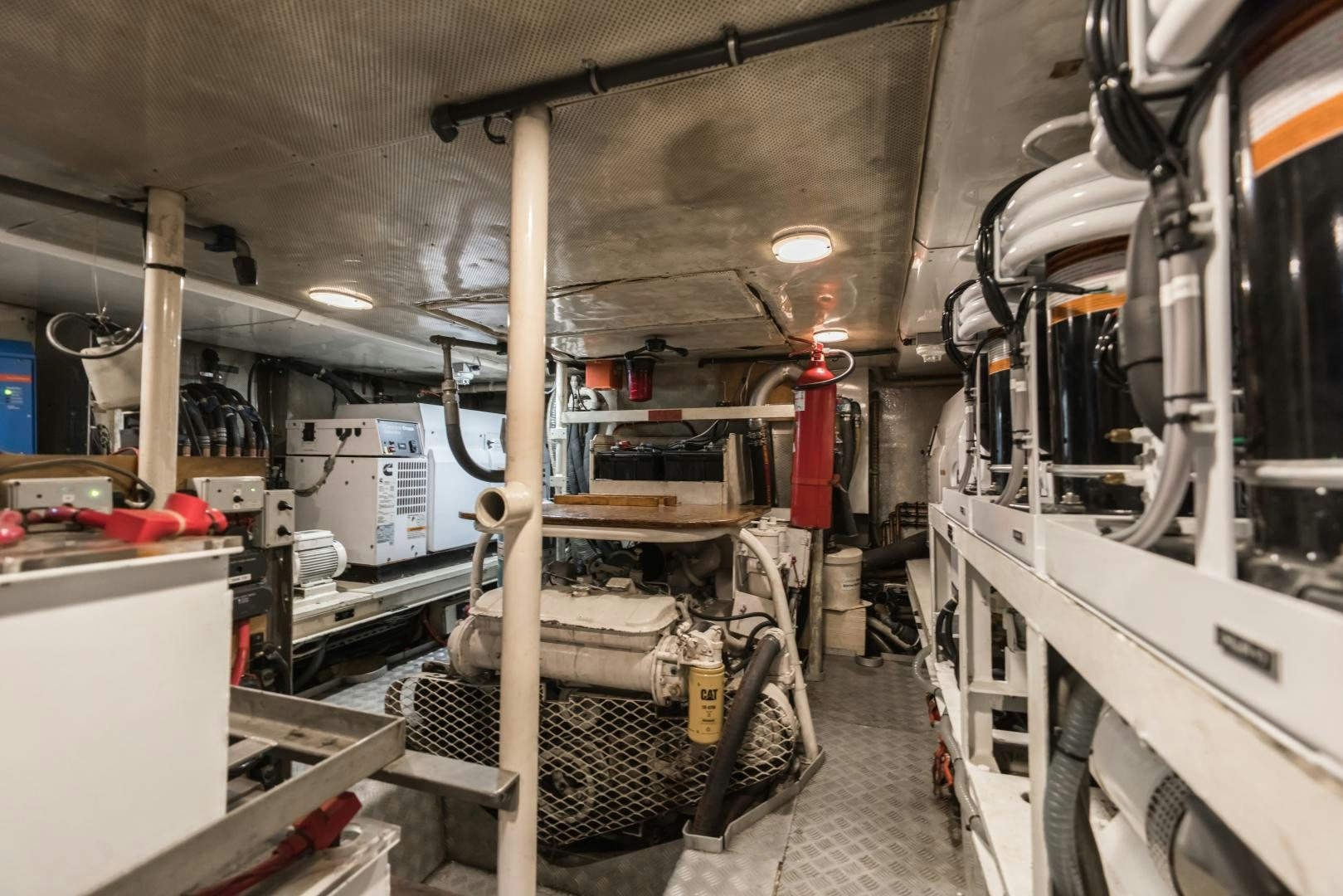 a large factory with machinery aboard TARONGA Yacht for Sale