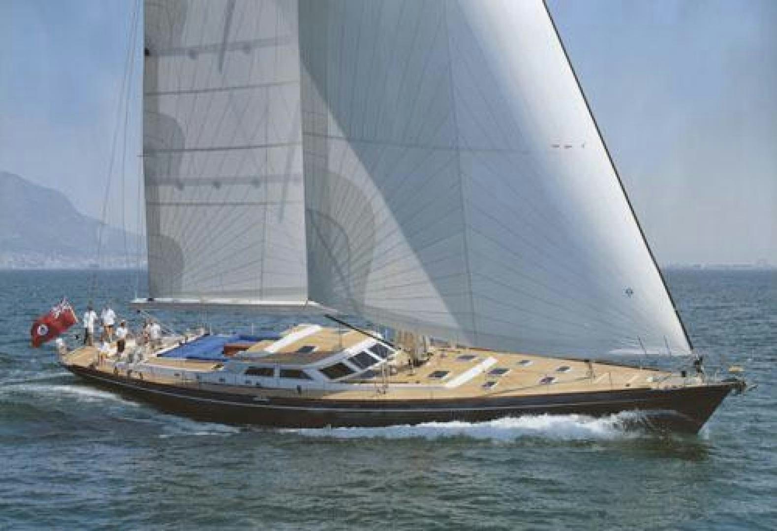 a sailboat on the water aboard MAYA RAY Yacht for Sale