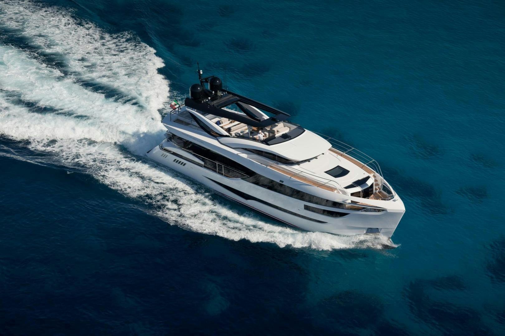 a boat on the water aboard KALLIENTE Yacht for Sale